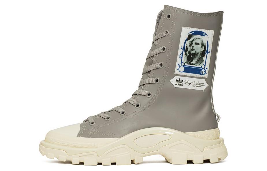Detroit Runner Raf Simons x Detroit Runner Adidas Originals High  Серый Белый  EE7942 41⅓