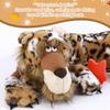 Puppy Heartbeat Toys Comfort Cuddle Pillow, Large Leopard Heartbeat Toys for Stress Relief and Soothing Help