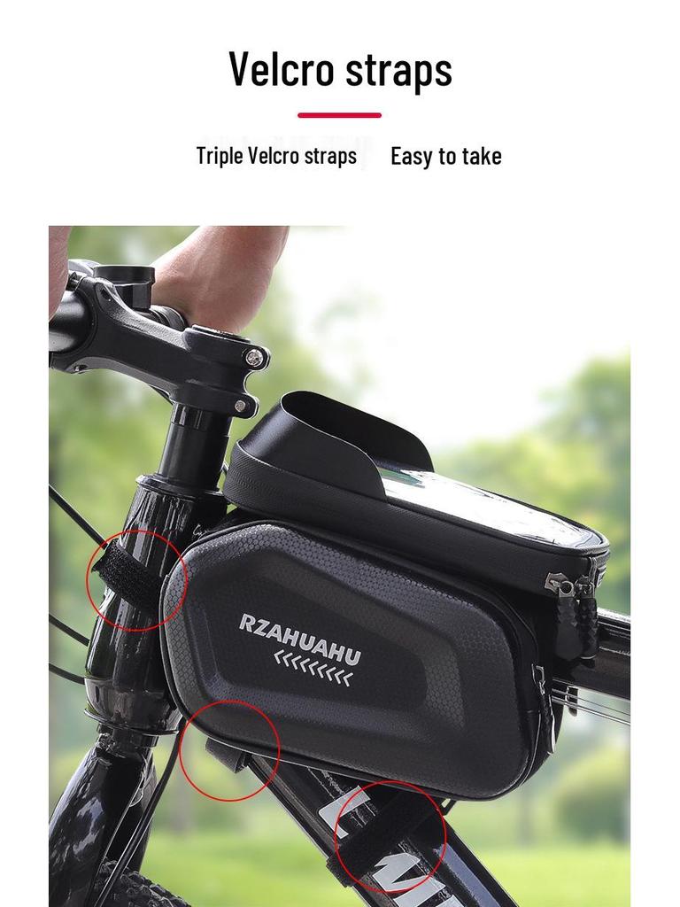 Waterproof Bicycle Handlebar & Saddle Bag with Phone Holder