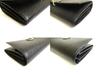 Authentic BVLGARI Black Leather Logo Clip Bifold Long Wallet #a842  Refurbished