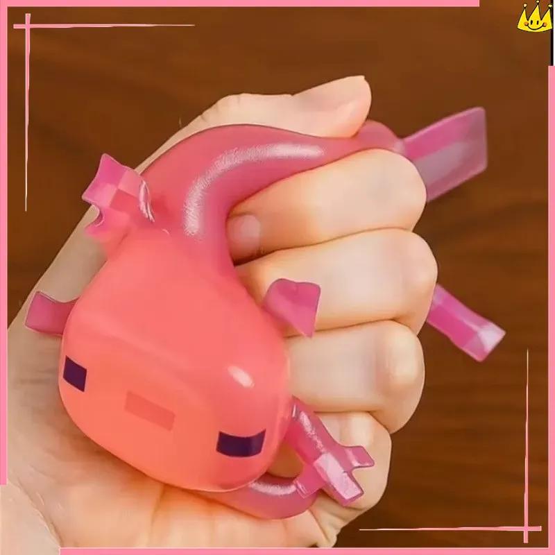 Fashnics Girls Game Axolotl Squeeze Toys Relieve Stress And Release Emotions Fidget Sensory Squeeze Toys Increase Entertainment Festiva