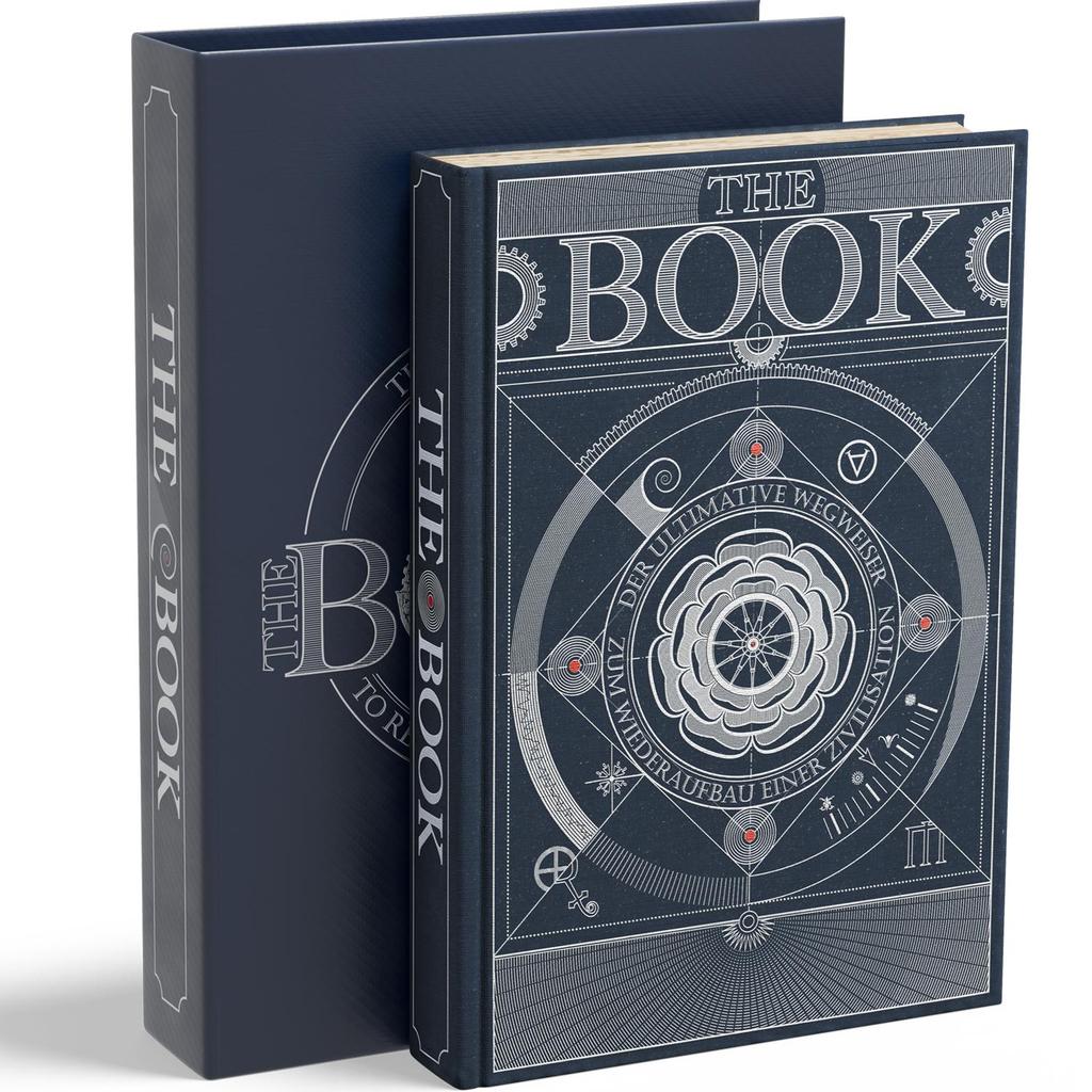 The Book. The Ultimate Guide To Rebuilding a Civilization - Inspirational Science Books for Children and Adults - Unique Artifact