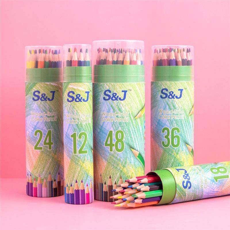 Plastic Color Lead Oily Painting Color Pencils Special Stationery Brush Set Pencils For Children And Students