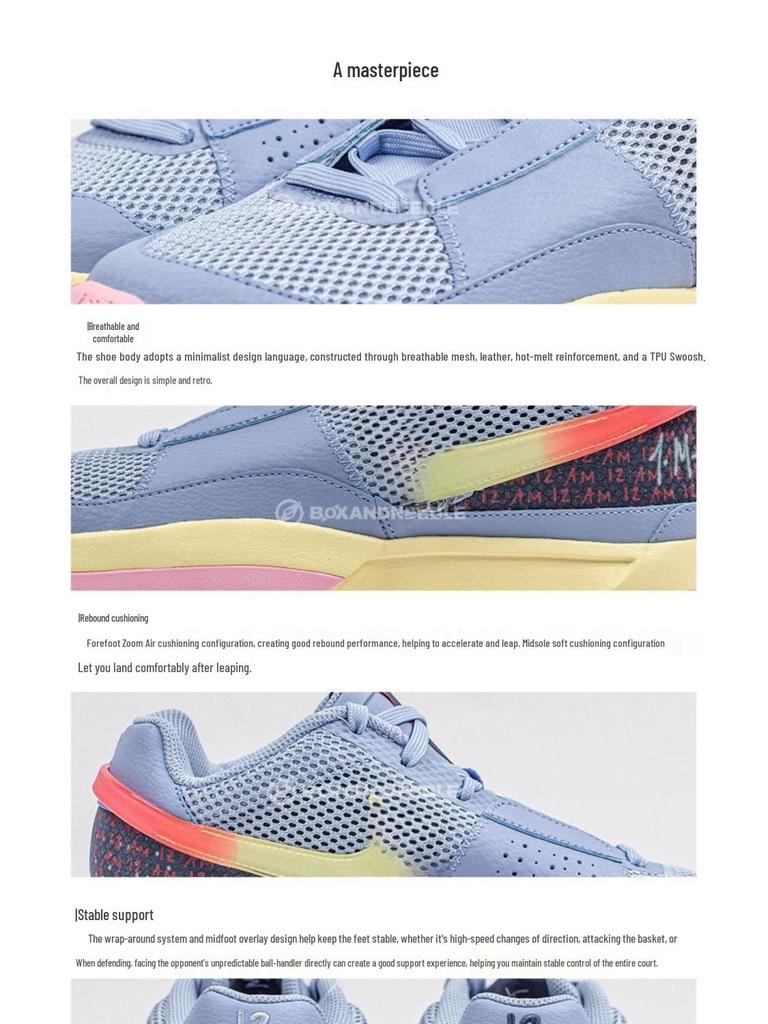 Pure Original MAX Morant 1st Gen JA1 Basketball Sneakers - Lightweight Cushioned Shoes for Men & Women