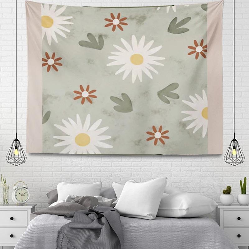 Aesthetic Home Room Decor Bohemian Hanging Large Fabric Autumn Simple Bedroom Carpet Nordic Bohemian Home Decor Tapestry