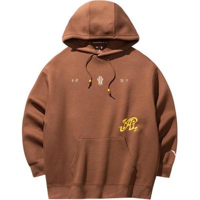 Anta Basketball Series Kyrie Irving Comfortable Casual Simple Hoodie Loose Fit Unisex Hoodies Deep-Autumn-Brown 172511707-2