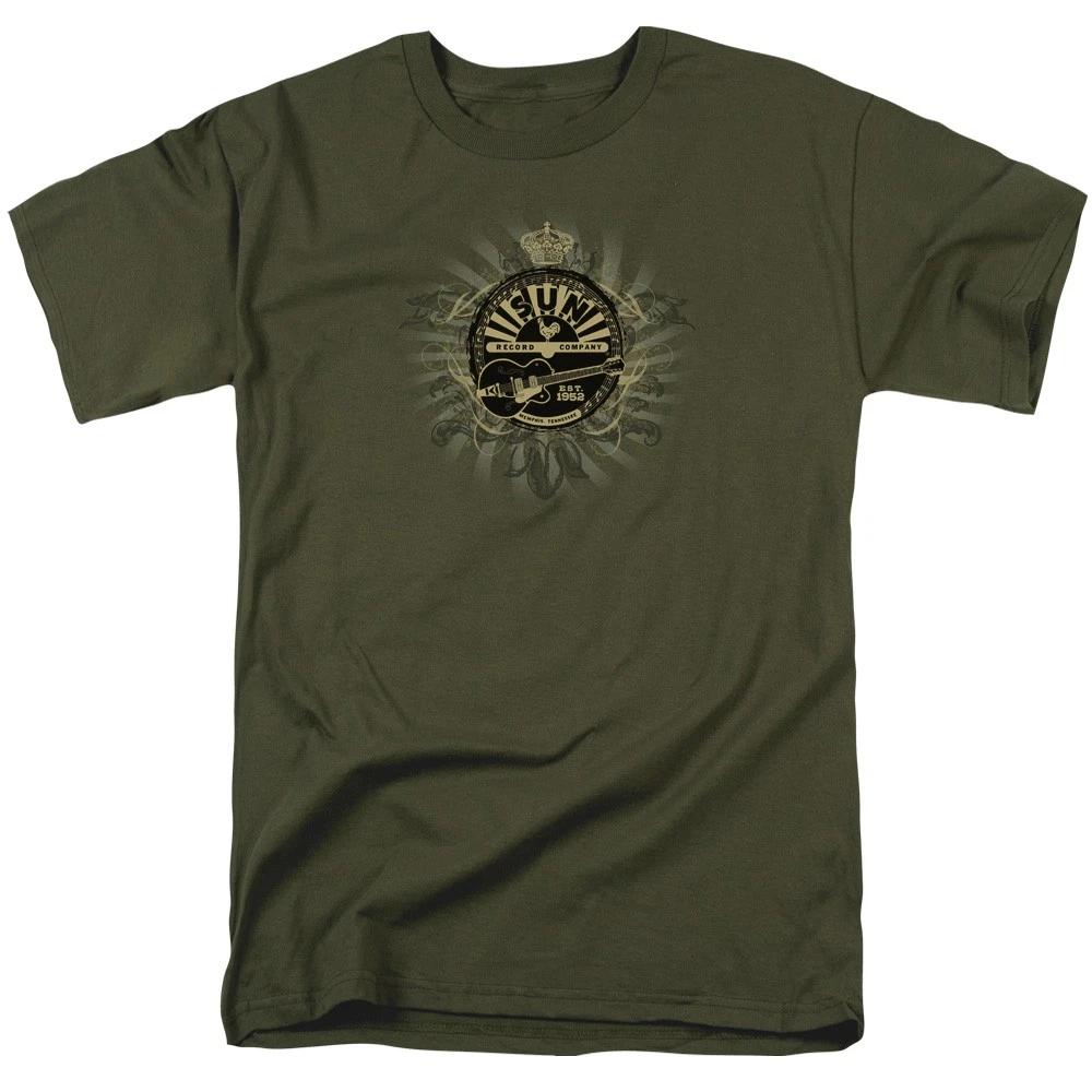Sun Records - Rock Heraldry -  Unisex Short Sleeve Children s T-shirt - Green 150