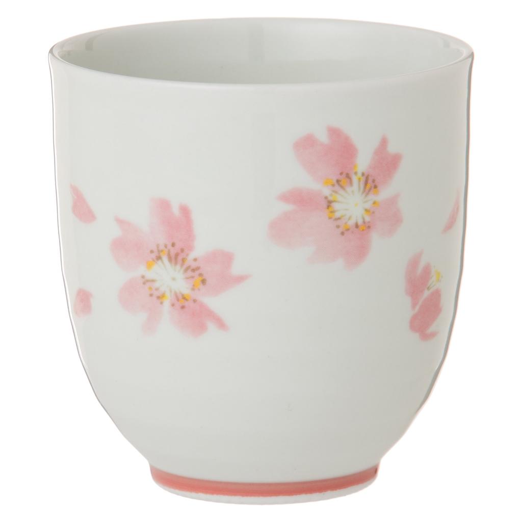 Ranchant Lehký hrnek na horkou vodu Růžový třešňový květ posypaný Arita Ware Made in Japan (P) 7,6 x 8,4(cm)