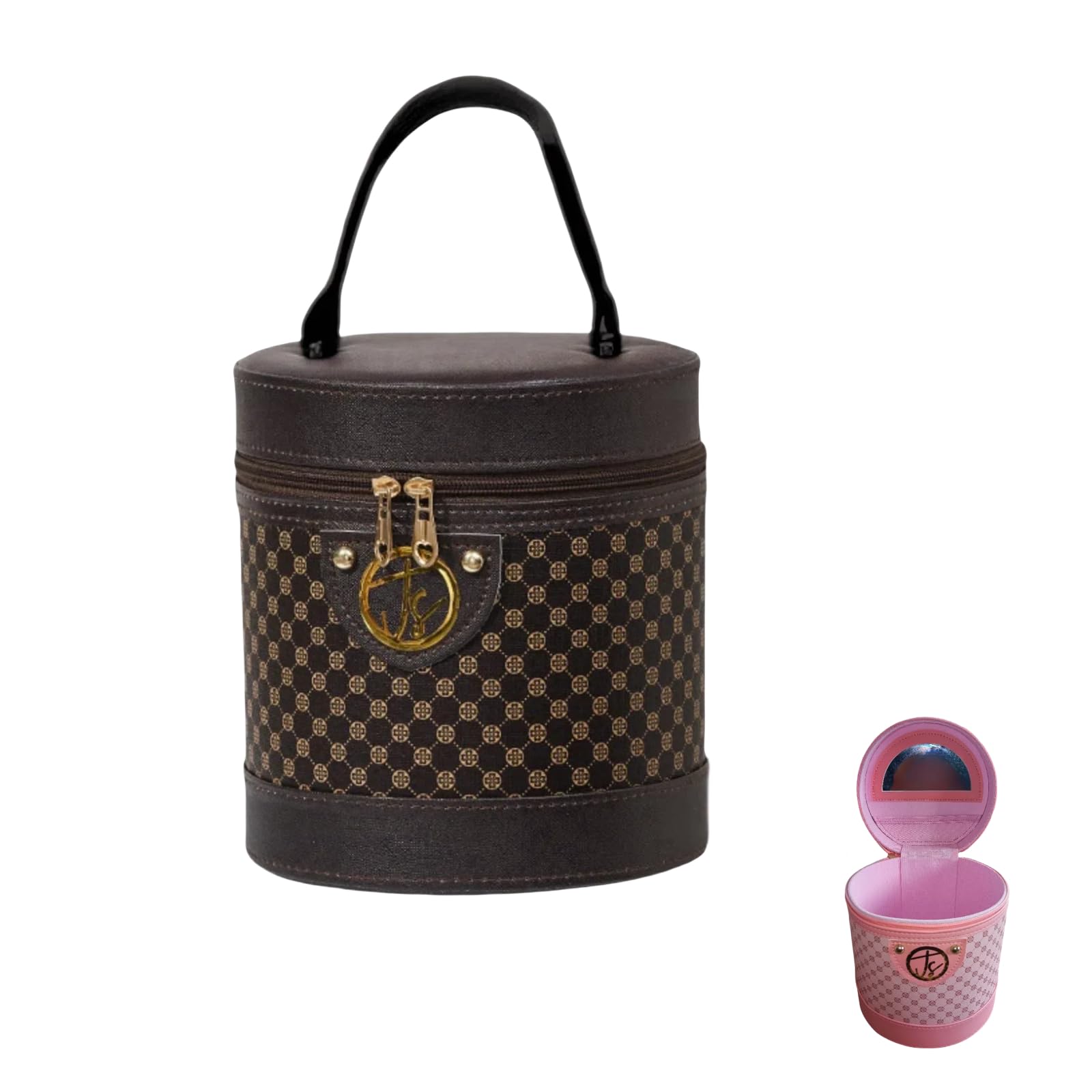 

Tumecos 3D Makeup Travel Makeup Waterproof Storage Large Cosmetic Portable Cosmetic Multifunctional Vanity Travel Cosmetic Makeup Toiletry Bag for