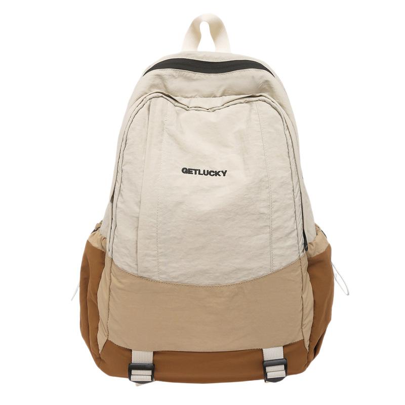 Schoolbag new lightweight and wear-resistant outdoor sports backpack, hiking and camping large-capacity mountaineering bag, premium contrasting color