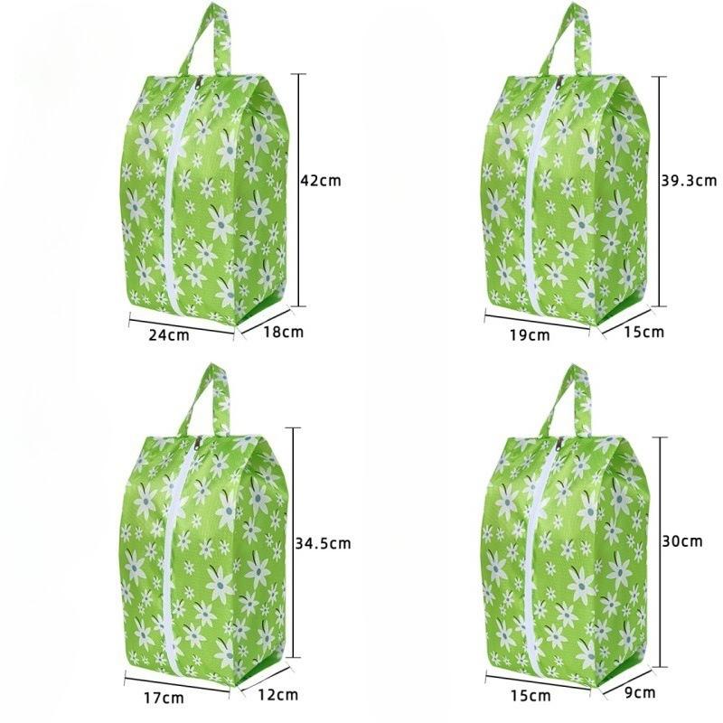 Portable Shoe Storage Bags Travel Shoe Cover Pouch Waterproof Pocket Unisex Zipper Organizer Bag Tote Bag Shoe Storage Pack