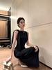 Elegant One-Shoulder Lace-Up Sheath Dress - Slimming Evening Wear 