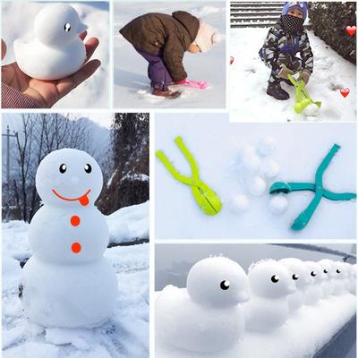 4Pcs Cartoon Snowball Maker Plastic Clip Sand Snow Ball Mold Toys For Children