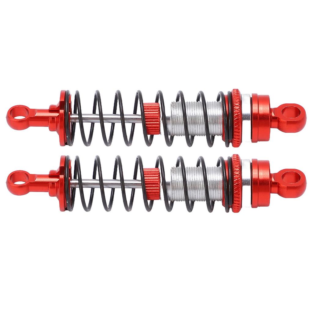 RC Front Rear Shock Absorbers Reducing Vibration Aluminum Alloy RC Parts for Latrax Teton 118 Red