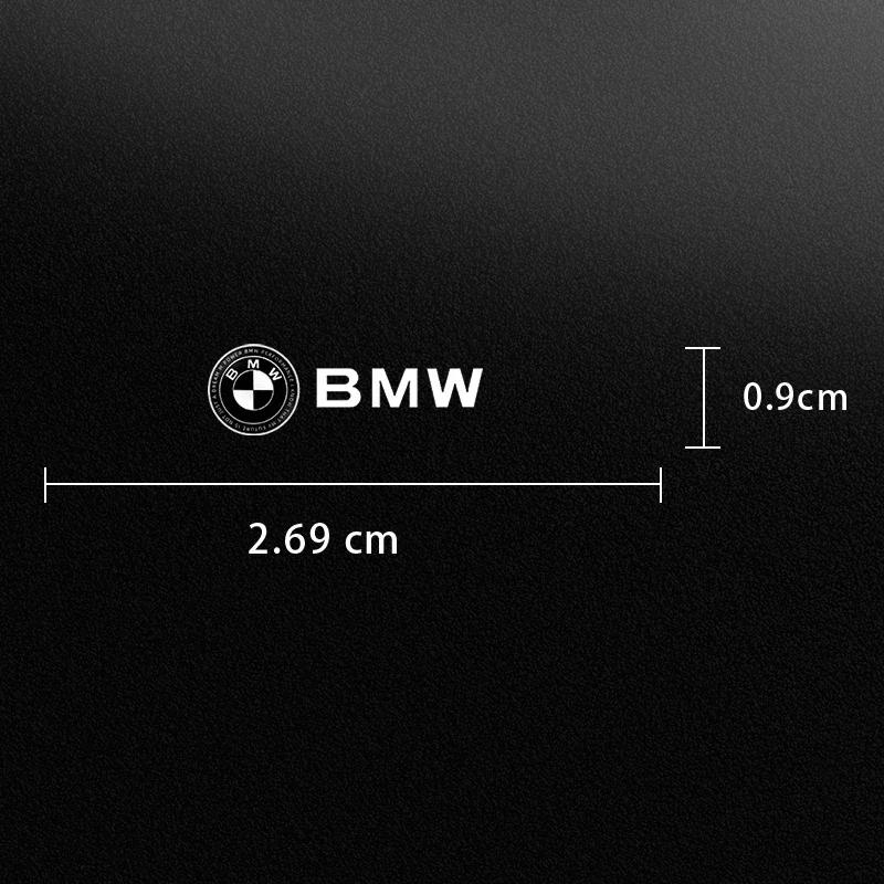 X4 X5 X6 For BMW Car Interior Sticker Central Control Decals Emblem Badge For BMW 50th Kith F30 F10 E90 E46 E60 E70 E39 E36 E87