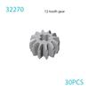 DIY Building Blocks MOC Technical Gear Axle Bricks Parts Worm Rack Conector Train Car Crane Model Assembles Christmas Gifts