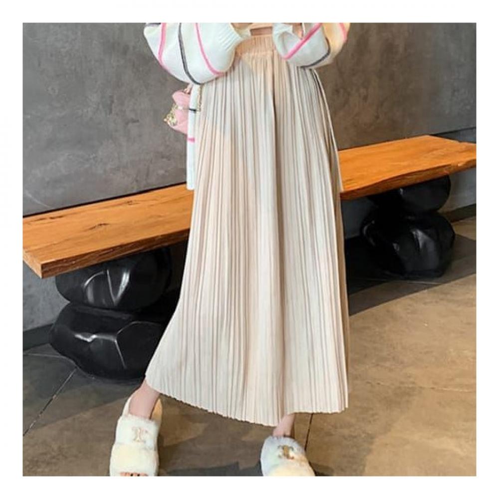 Navava Long Skirt Back Slit Banding Ns395
