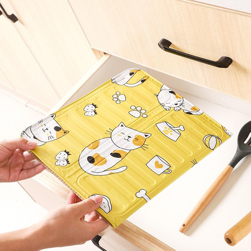 Kitchen Collapsible Aluminum Foil High Temperature Heat Insulation Grease Shield