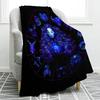 Twelve Constellation Flannel Throw Blanket Gifts for Women Kids Girls Decor for Home Bedroom Living Room Soft Cozy Lightweight