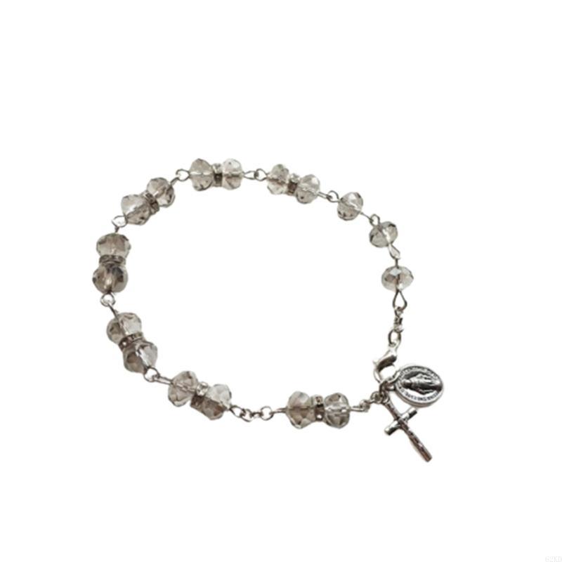 

62KD Многоцветный хрустальный браслет-розарий Декоративные бытовые аксессуары