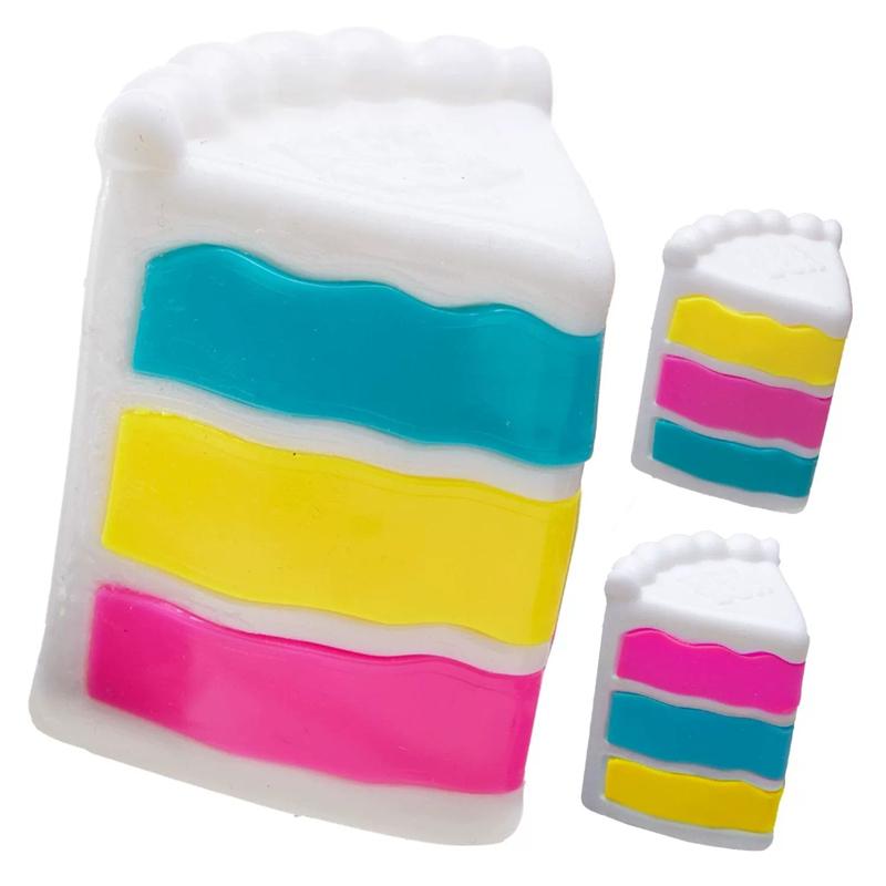 Needoh Sensory Peace O' Cake Aliviador Juguete para Mover los Dedos Sensorial Estrés Ansiedad Calmar ADHD No Tóxico Apretar Estirar para Adultos Regalo