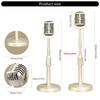 Nostalgic Old Fashioned Simulation Microphone Retro Film Photography Accessory for Wedding Photography Faux Mic Props