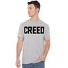 Creed Unisex Adult Cracked Heather Logo T-Shirt