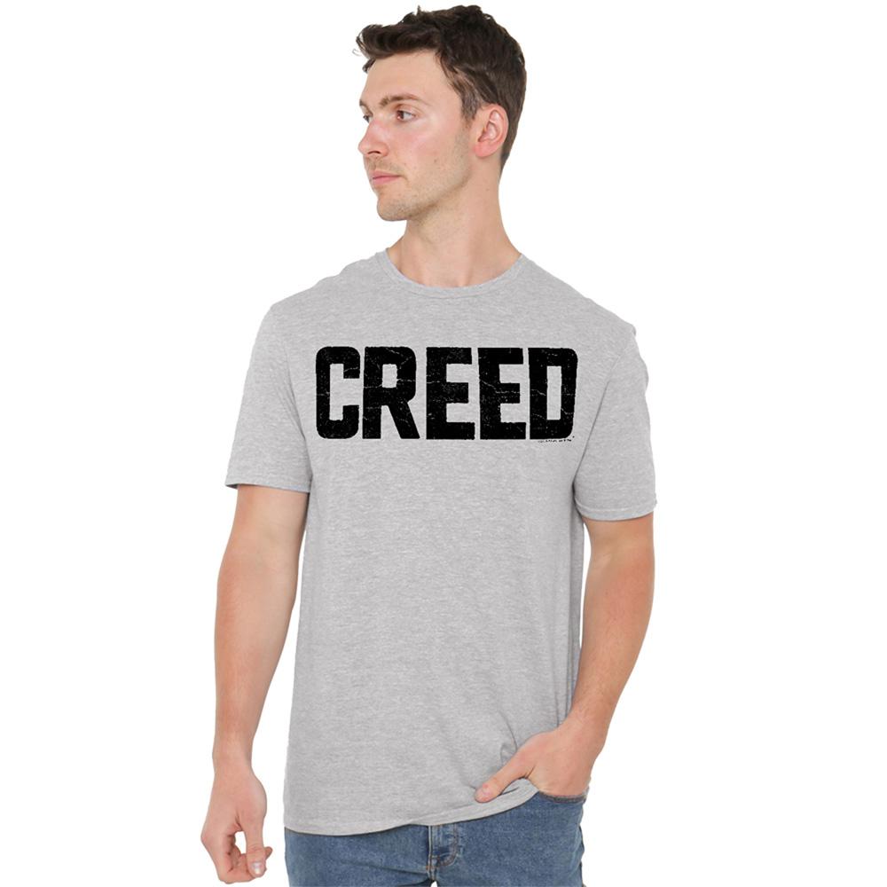 Creed Unisex Adult Cracked Heather Logo T-Shirt