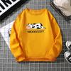 Womens Oversized Hooded Sweatshirt Casual Streetwear Long Sleeve Pullover With Animal Print