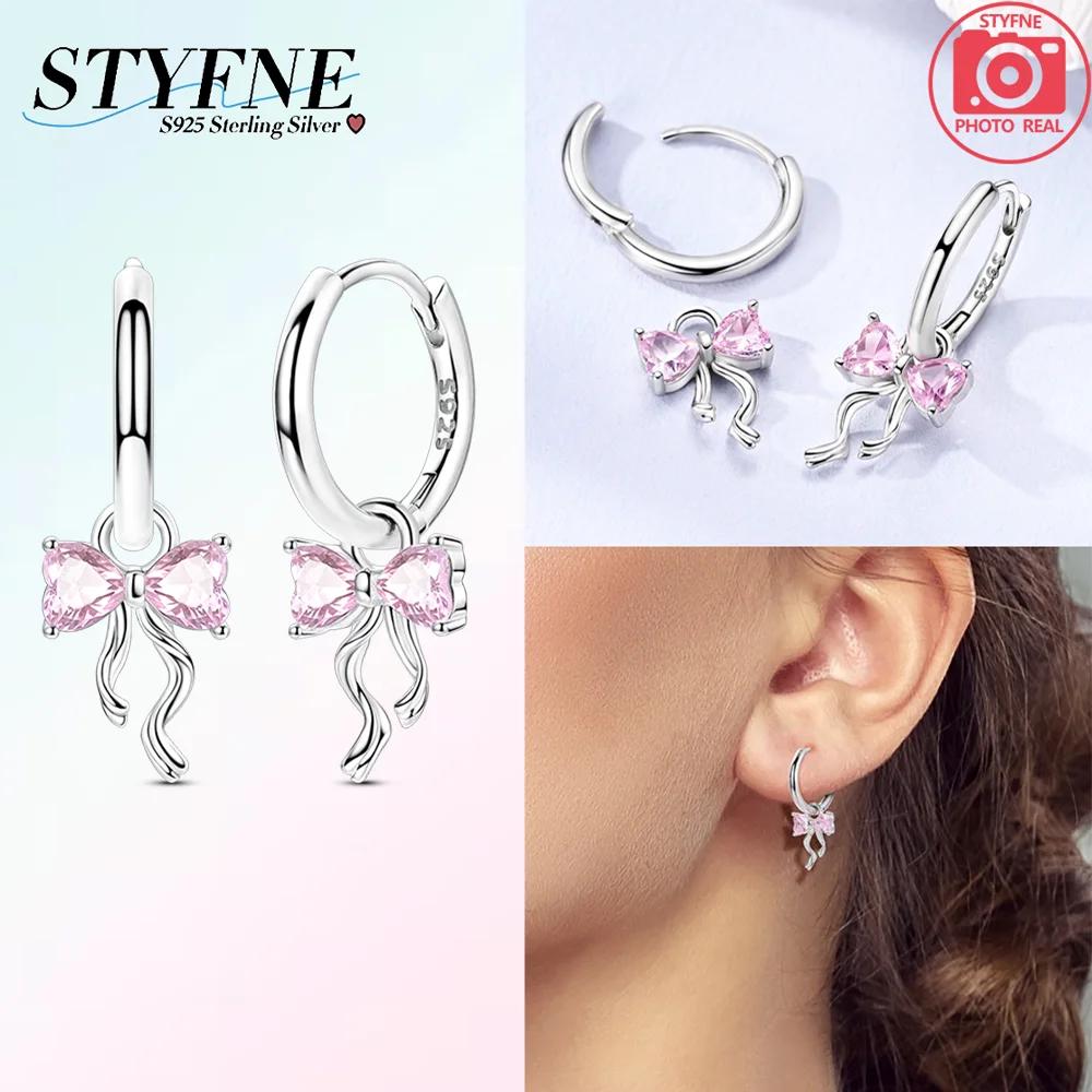 Authentic copper Colored Zircon Earring Star Shape Moon Fourleaf Shamrock Butterfly Knot Zircon Earring Women Gift Accessory Jewellery