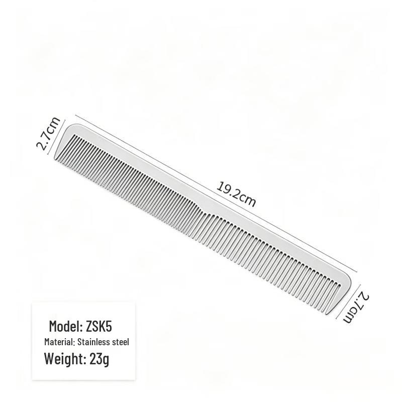 ETUB Stainless Steel Haircutting Comb