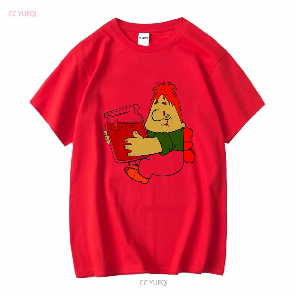 Karlsson T Shirt On the Roof Loves Jam Birthday Sovie Union Cartoon Inspired By Astrid Lindgren Book Vintage Washed Versatile