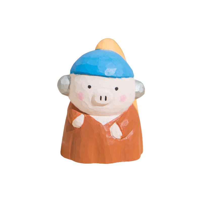 

Wooden Caricature Animal Figurine Handmade Gift For Kids And Friends помаранчевий