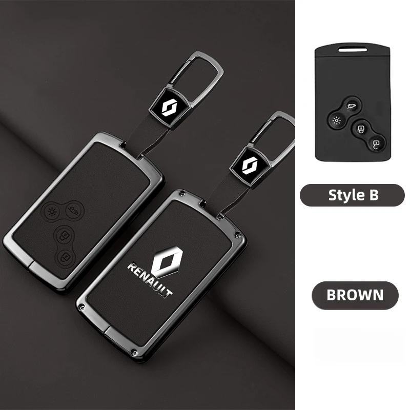 Radkappen für Renault Captur Megane Talisman Espace Clio Zoe Koleos Scenic 4 Arkana Dacia Sandero Card Fashion Metall Auto Schlüsselhülle