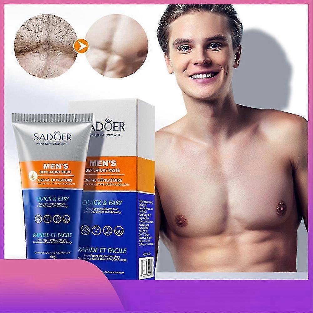 Men's Hair Removal Cream Mild and Non Irritating Painless Hair Body