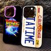 Back To The Future Phone Cases For IPhone 17 16 15 14 13 12 11 Plus Pro Max Pro Color Matte Cover