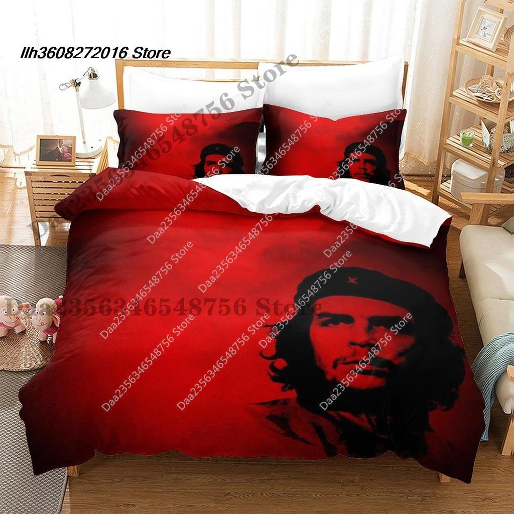 Přikrývka Nová sada povlečení Che Guevara Jednolůžko Twin Plné Královna Král Velikost Postele Aldult Dětský Pokoj s 3D potiskem Anime Postel