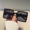 New Vintage Large Frame Sunglasses Women Designer Square Sun Glasses UV400 Fashion Eyewear Travel Gafas De Sol