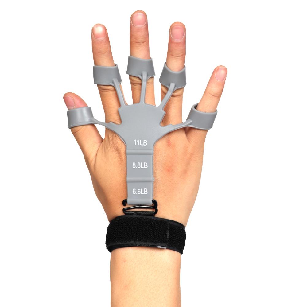 5 Finger Hand Therapy Grip Strengthener Silicone Exerciser For Wrist Rehabilitation And Recovery