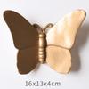 Nordic Three-dimensional Flower Wall Decoration Living Room Background Wall Resin Gilded Flower Wall Hanging Interior Decoration