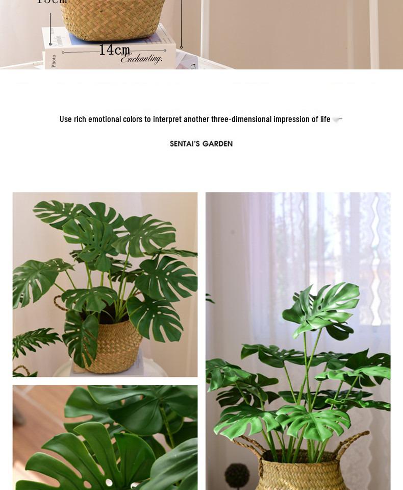 Nordic Green Artificial Plants: Dried Flower Ornaments for Home or Office Decor