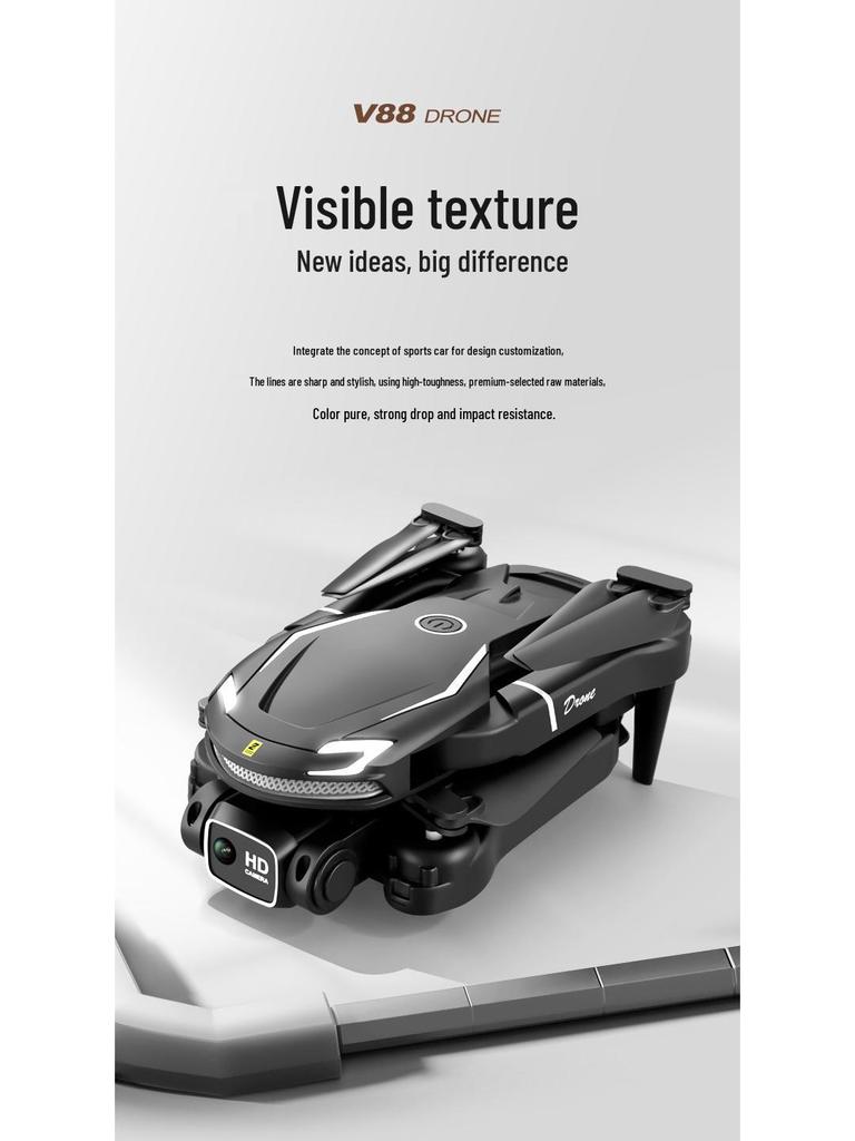 V88 High-Definition Aerial Drone with Altitude Hold - Remote Control Quadcopter for Kids and Adults