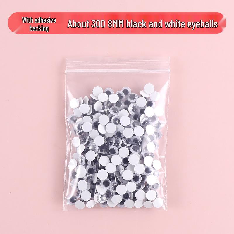 DIY Kindergarten Animal Eye Stickers – Plastic Fake Eyeballs for Craft Activities