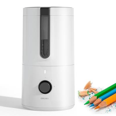 Deli Electric Rechargeable Automatic Pencil Fits 5 Adjustable Sharpness Stylish Pencil Sharpener for Perfect for School Entrance and Graduation