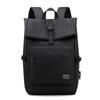 2025 Neuer Einfacher Unifarbener Herrenrucksack Lässige Reise-Umhängetasche Computer-Laptop-Rucksack Tragbare College-Studenten-Büchertasche