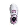 New Adidas Tensaur Run 3.0 Low Top Kids Lifestyle Shoes White/Powder Plum Purple/Soft Purple Kids' JR6082