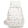 Cute Printed Backpack with Front Pocket and Side Pockets for Students and Daily Use