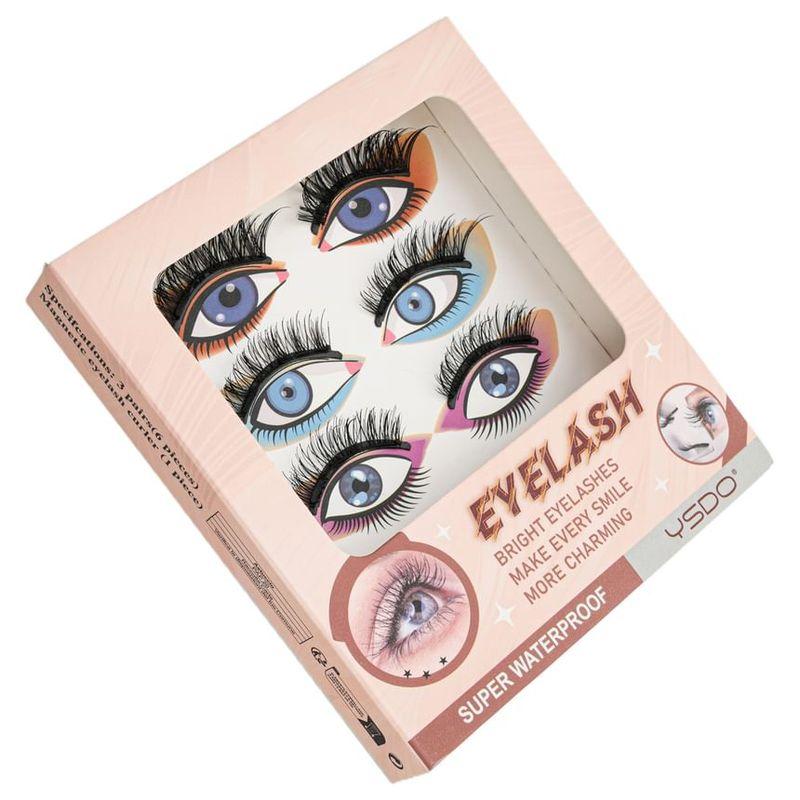 Lashie - geschwungen, magnetisch, klebefrei, Multipack, künstliche Wimpern