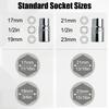 Wheel Brace For Car Universal Telescopic Wheel Wrench Extendable Car Lug Wrenches With 17mm 19mm 21mm 23mm Reversible Sockets