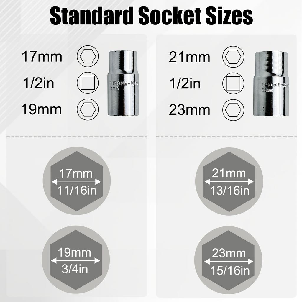 Wheel Brace For Car Universal Telescopic Wheel Wrench Extendable Car Lug Wrenches With 17mm 19mm 21mm 23mm Reversible Sockets